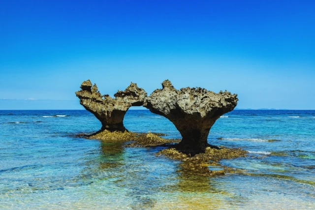 沖縄,ハートロック,古宇利島