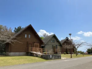 つつじエコパークのバンガロー