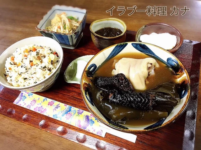 カナのイラブー汁定食