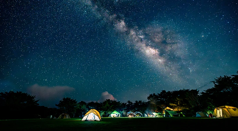 国頭村森林公園のキャンプサイト