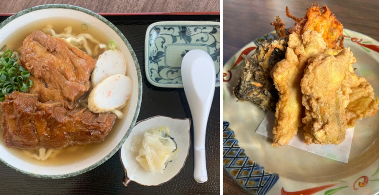 おから入り沖縄天ぷらと沖縄そば 采(こと)