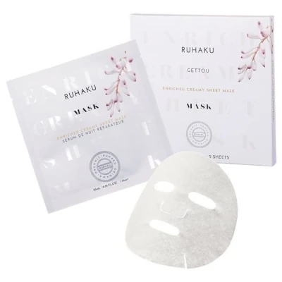 琉白の月桃エンリッチクリーミーシートマスク