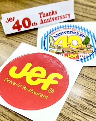 ジェフ沖縄40周年記念ステッカー